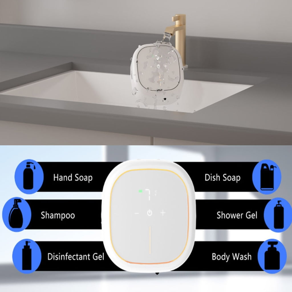 Infrared Sensor Foam Soap Dispenser USB Charging Touchless Hand Sanitizer Suitable for Family Office and Commercial Use