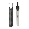 thumbnail image 1 of Electrocardiogram Drafting Tool, 0-2.4in Clear Scale High Accuracy Easy Operation EKG Calipers  For Working Black,Blue,Pink, 1 of 8