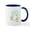 White/Navy Inside, variant on CafePress - Spring Flowers Mugs - 11 oz Ceramic Mug - Novelty Coffee Tea Cup