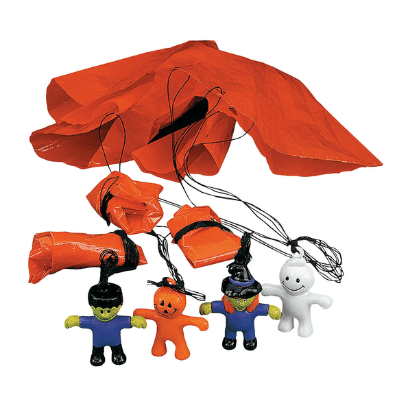 Mini Halloween Character Paratrooper-4Dz - Toys - 48 Pieces