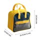thumbnail image 3 of Fiudx Ofertas flash del día solo en línea Bolsa de almuerzo portátil roja de red, bolsa de almuerzo con aislamiento de papel de aluminio grueso, bolsa de almuerzo para estudiantes, bolsa de tela Bent, 3 of 7