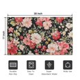thumbnail image 5 of Pioneer Flower Floral Print Pattern Door Rugs,Washable Non Slip Door Mats Indoor,Decorative Door Mats,Entry Mat Indoor for Entrance,Bedroom,Kitchen,Bathroom,17"x30", 5 of 6
