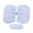 Blue, variant on Rupoun W Shaped Maternity Pregnancy Pillow for Side Sleepers, Adjustable Cotton Belly Support Wedge Pillow, Includes Auxiliary Pillow, Washable, Pink (18.1x12.6x3.9 inches / 46x32x10 cm)