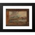 thumbnail image 2 of Daniel Turner 14x11 Black Modern Framed Museum Art Print Titled - A View of Westminster Bridge, 2 of 5