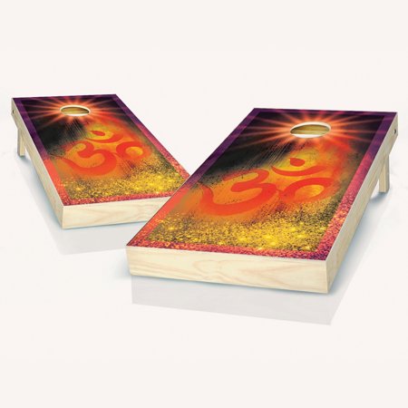 Skip's Garage Kailash Solid Wood Cornhole Board Set
