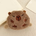 thumbnail image 5 of Adorkable Capybaras Headband Furry Headpiece Proms Birthday Fun Headwear Capybaras Hair Clip Hair Headwear, 5 of 9