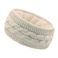 thumbnail image 3 of Fashion Autumn And Winter Pure Color Wool Knitted Hair Band Sports Headband, 3 of 9