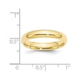 thumbnail image 3 of Auriga 10k Yellow Gold 4mm Standard Weight Comfort Fit Wedding Band for Women Size- 7, 3 of 5