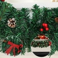 thumbnail image 4 of 8.9ft Christmas Garland with Pinecones, Red Berries & LED Lights – Pre-Lit Artificial Greenery for Fireplace, Staircase, Window, Indoor Outdoor Holiday Decoration, 4 of 5
