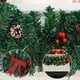 thumbnail image 4 of Borde Navideño de 2,7 Metros con Piñas Rojas y Frutos Brillantes para Decoración Navideña., 4 of 6