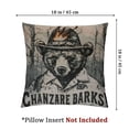 thumbnail image 4 of . Vintage Smokey Bear Logo Only You Can Prevent Wildfires Throw Pillow,  , Multicolor, 4 of 7