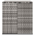 thumbnail image 3 of vidaXL Garden Cushion Box PE Rattan 100x97.5x104 cm Grey, 3 of 4