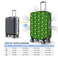 thumbnail image 4 of Daiia Happy St. Patrick's Day Luggage Cover, Thickened Washable Travel Luggage Covers, Elastic Unique Baggage Covers for 18-20 inch Luggage-Medium, 4 of 7