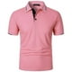 thumbnail image 4 of pstuiky Camisas de vestir de manga corta para hombre, Camisa de manga corta con cuello vuelto, versátil, de color liso y estilo informal para hombre ropa de hombre l, 4 of 5