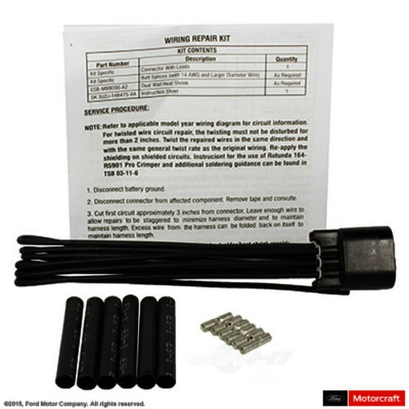 Motorcraft WPT-978 Delta Pressure Feedback EGR Sensor Connector Fits select: 2010 FORD F150, 2007-2014 FORD MUSTANG