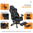 thumbnail image 4 of Silla Gamer Apolo Ergonomica Ajustable C/apoya Pies Level Up, 4 of 6