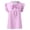 Purple, variant on QASIEATN Trendy Essentials Clothing for Women: Pretty Sleeveless Blouse Bow Tie Neck Cap Sleeve Casual Shirt Fall Fashion Outfits for Women