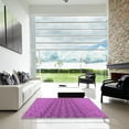 thumbnail image 6 of Ahgly Company Indoor Square Patterned Bright Neon Pink Purple Area Rugs, 8' Square, 6 of 6