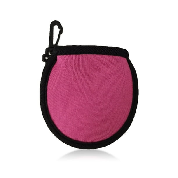 Eigraketly Bolsa de limpieza portátil para pelotas de Golf, impermeable, lavable, bolsa para pelotas, a prueba de polvo, lavadora deportiva, accesorio de Golf Rosa roja Eigraketly OD022354-06