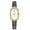 Gold Black, variant on Oval Gold Watches for Women-Vintage Dress Style-Leather Strap | Easy-to-Read Oval Dial, Dainty Vintage Look, Elegant Analog Quartz Wristwatch