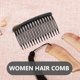 thumbnail image 4 of BRIGHTFUFU 2pcs Mujeres Niñas Peine de plástico de 16 dientes / Pinza para el cabello / Horquilla / Accesorios para el cabello (Negro), 4 of 7