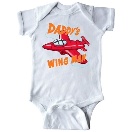 

Inktastic Daddys Wingman for fathers day Gift Baby Boy or Baby Girl Bodysuit