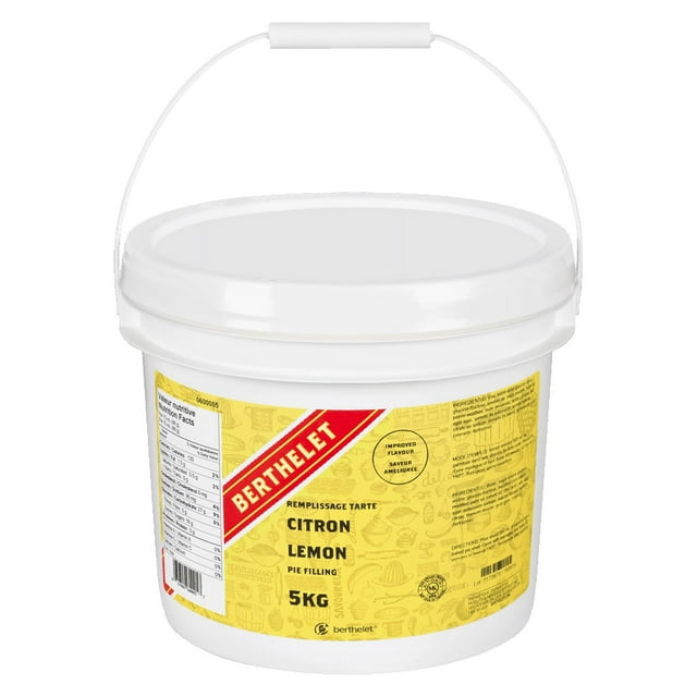 Berthelet Pie Filling Bulk Food Service | 5 Kg/11 Lbs - Perfect for Baking