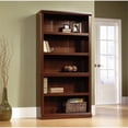 thumbnail image 4 of Home Square Engineered Wood 5 Shelf Bookcase in Select Cherry - Set of 2, 4 of 9