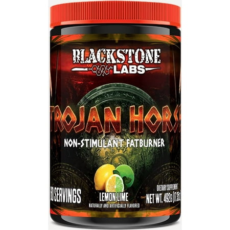 Blackstone Trojan Horse Stimulant Free Fat Burner, Lemon Lime, 60