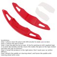 thumbnail image 4 of Steering Wheel Paddle Shifter For Subaru Forester Outback Toyota 86 Red, 4 of 12