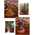 thumbnail image 3 of 20*8Cm Christmas Illuminated Forester Christmas Tree Decor Pendant Night Light Glowing Holiday Home Hanging Decoration On Tree Branches, Table Centerpieces, Around Banister 1PC/Red, 3 of 6