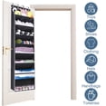 thumbnail image 4 of ZYNERY 163cm 10 Tier over The Door Shoe Rack，Hanging Shoe Organizer Suitable for Foyer Storage ，Hanging Shoe Rack  for Closet Storage Boots（Black）, 4 of 7