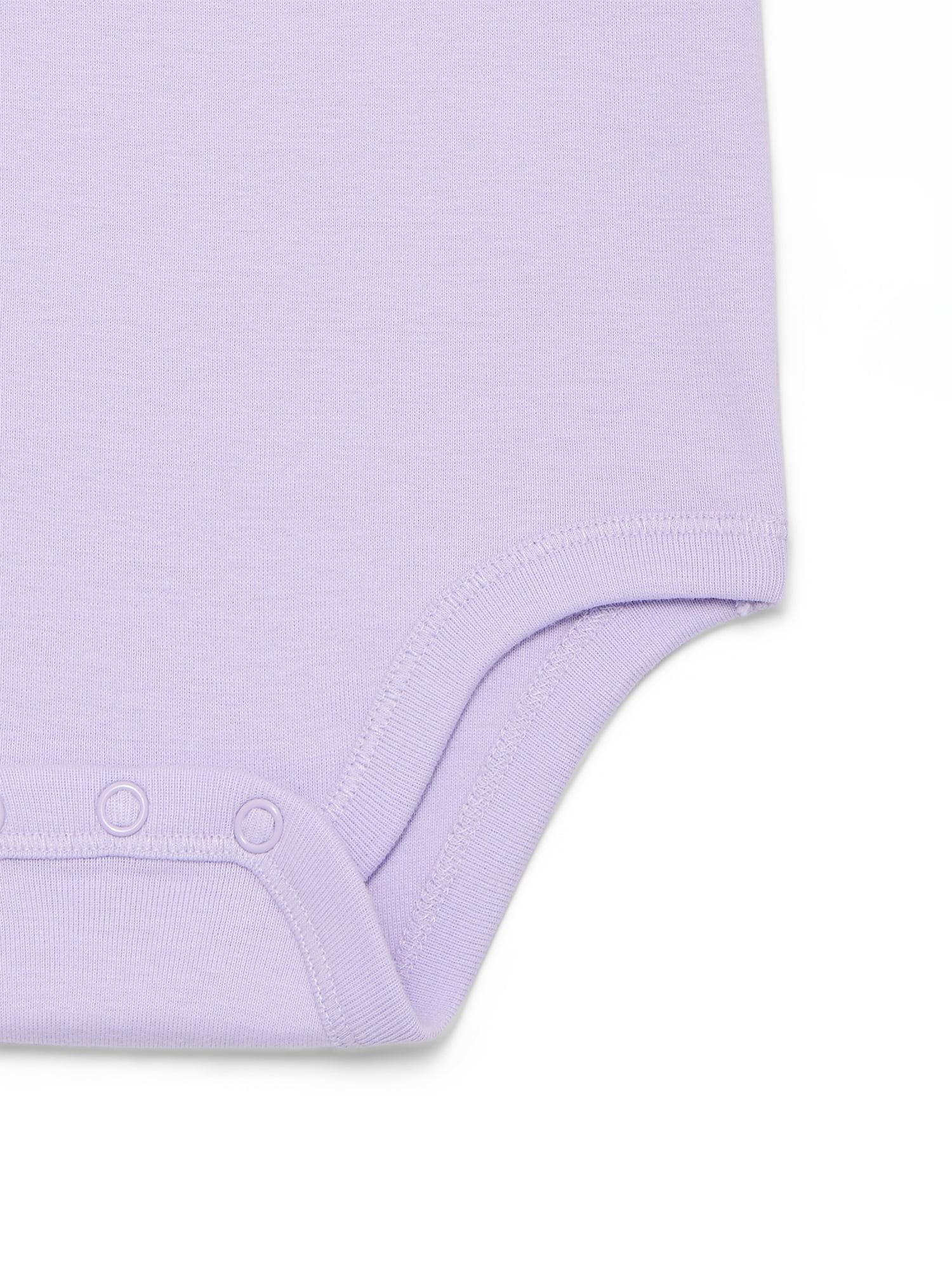 Wonder Nation Baby Girls Bodysuit with Short Sleeves, Sizes 0-24 Months