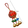 thumbnail image 6 of Mosey Spring Festival Wind Chimes Sachet Car Pendant Vibrant Color Embroidery Pattern Metal Bell Wind Chimes Hanging Decor, 6 of 8