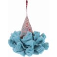 thumbnail image 1 of Bath Shower Loofah Sponge Ball, Body Scrubber Exfoliate Bath Mesh Sponge Ball, for Body Wash, Ice Cream Shape Shower Puff Sponge Ball(Blue) Blue, 1 of 3