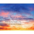 thumbnail image 2 of ArtsyQuotes 14x12 Black Ornate Wood Framed with Double Matting Museum Art Print Titled - Mahatma Gandhi Quote: Silence, 2 of 4