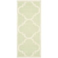thumbnail image 4 of SAFAVIEH Cambridge Justine Geometric Quatrefoil Wool Area Rug, Light Green/Ivory, 8' x 10', 4 of 11