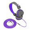 thumbnail image 2 of JLab Audio Neon On Ear Headphones with Universal Mic - Gray / Purple, 2 of 40