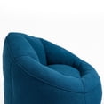 thumbnail image 5 of PORKISS Oversized Bean Bag Chair with Ottoman, Memory Foam Super Soft Lazy Couch for Adults Teens Kids, Microfiber Blue, 5 of 11