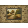 thumbnail image 2 of Marcon, Michael 14x10 Black Ornate Wood Framed with Double Matting Museum Art Print Titled - New Country Glimpse, 2 of 4