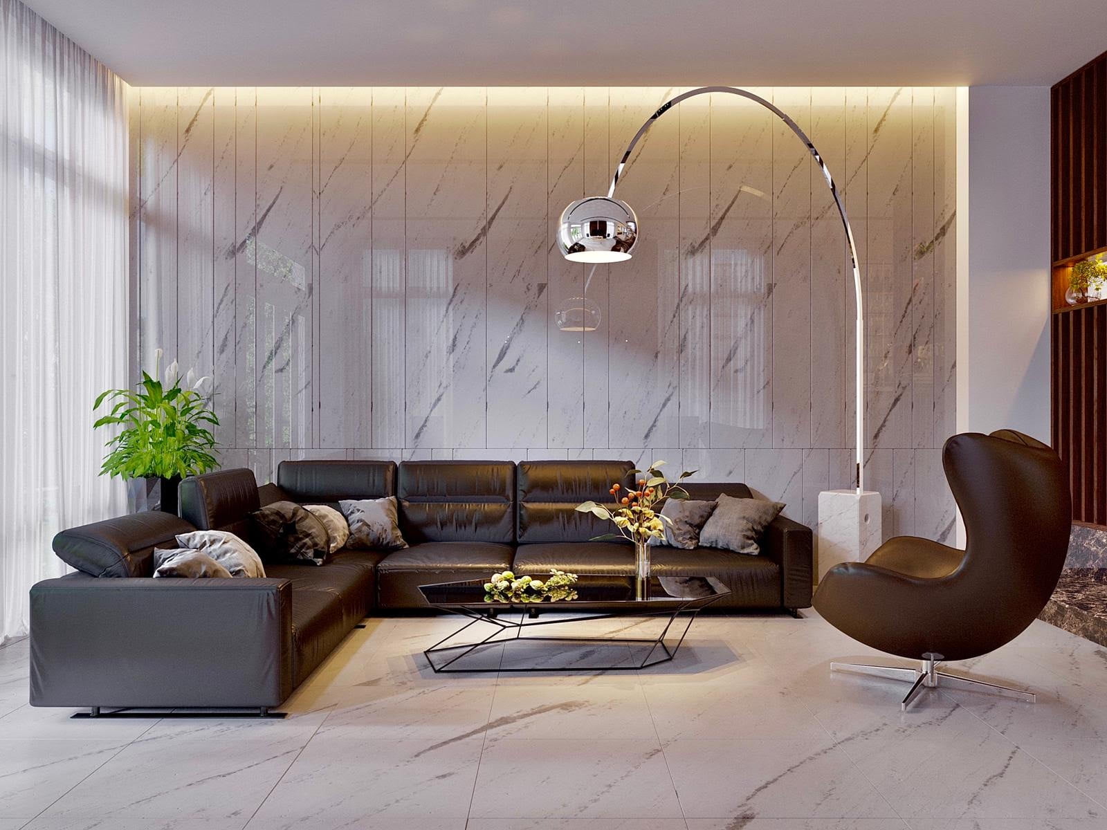 Bianco Sivec Natural Stone Honed Marble Tile for Wall and Floor by FIMAR STONE - 12"x12" 10 Tiles (10 sq.ft.) per pack