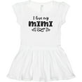 thumbnail image 3 of Inktastic I Love My Mimi with Hearts Girls Baby Dress, 3 of 5