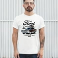 thumbnail image 4 of 1969 Ford Torino GT Cobra T-shirt American Muscle Car Classic Vintage Retro FoMoCo Performance Licensed Men's Tee, 4 of 7