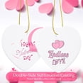 thumbnail image 7 of dianhelloya 1 Set Ceramic Pendant Sublimated Washable Wear-resistant Decorative White Porcelain Sublimation Blank Ceramic Ornament for Christmas, 7 of 7