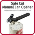 GoodCook Everyday SafeCut Manual Can Opener, Smoothly Cuts & Removes