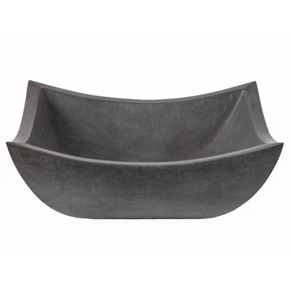 Square Deep Zen Sink - Lava Stone