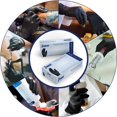 thumbnail image 3 of Guantes desechables de nitrilo 1st Choice negros grandes (100 unidades), 3 of 7