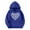 Dark Blue, variant on Kid's Heart Print Hoodies Oversized Long Sleeve Love Graphic Pullover Casual Loose Sweatshirts Funny Hoodies with Pocket 3-14 Years