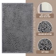 thumbnail image 6 of Onekawa Door Mats for Indoor,Mats for Bathroom, Kitchen, and Shower Floor with Good Water Absorption,Non Slip Thick Washable,Grey Medium 32"X20", 6 of 9