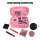 thumbnail image 5 of Bolsa de cosméticos Unique Bargains, bolsa de maquillaje de viaje, organizador de brochas cosméticas, bolsa de almacenamiento para mujer, color rosa, 7.87 x 4.72 x 3.15 pulgadas, 5 of 7